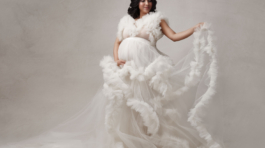 Pregnancy Sample - White Dress